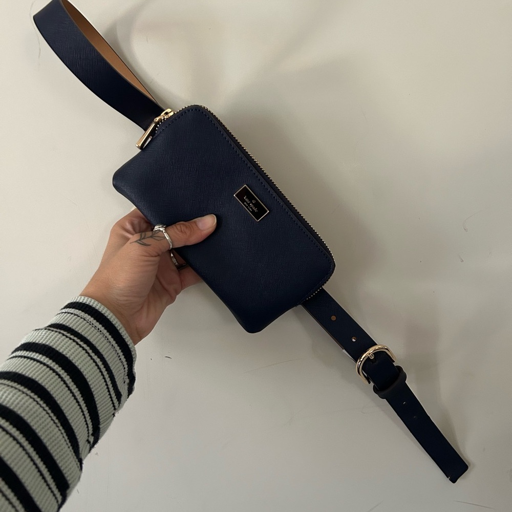 Kate Spade Saffiano Leather Zip Top Belt Bag (L/XL)